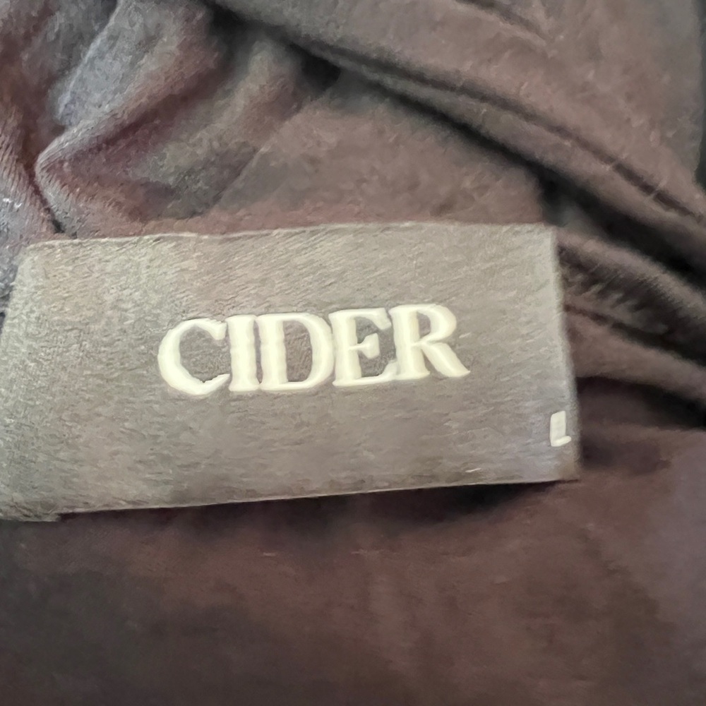 Cider V-Neck Solid Knotted Wide Leg Jumpsuit - image 7